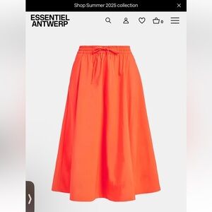 Essentiel Antwerp midi length a line skirt